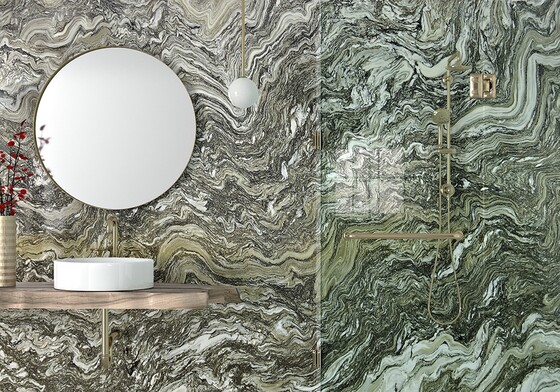 Avalanche Polished Marble Slab Random (SL90772)