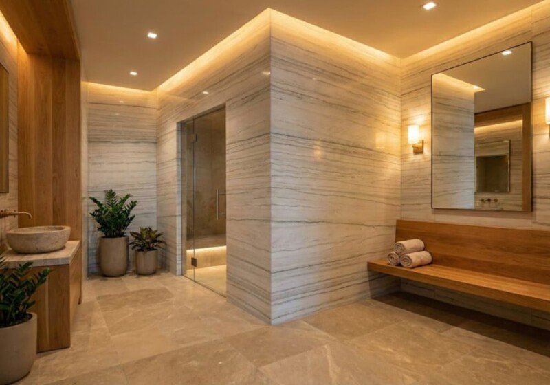 White Mustang Polished Quartzite Slab Random (SL90839)