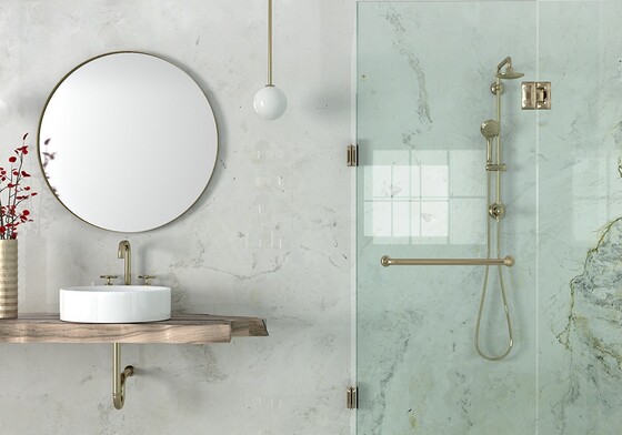 Arctic Mirage Polished  Marble Slab Random (SL90842)
