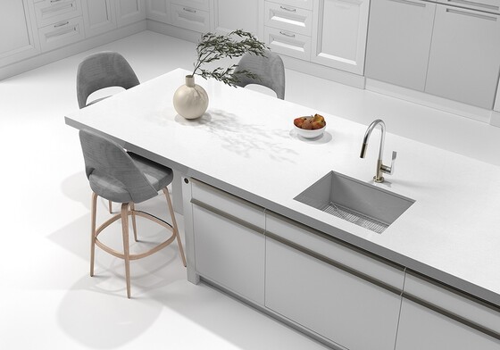Absolute White Polished Marble Slab Random (SL90846)