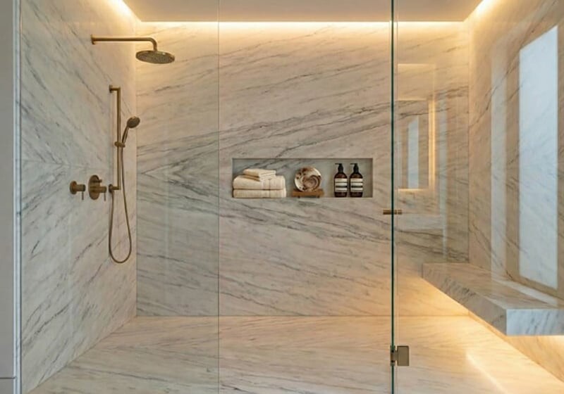 Calacatta Belgia Polished Marble Slab Random (SL90891)