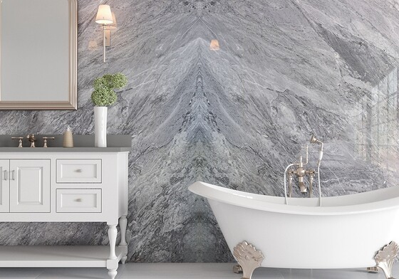 Bardiglio Polished Marble Slab Random (SL90892)