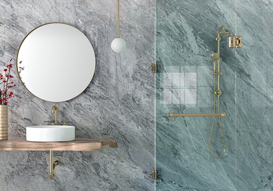 Bardiglio Polished Marble Slab Random (SL90892)