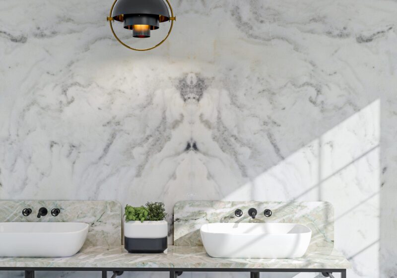 Calacatta Covelano Polished Marble Slab Random (SL90952)