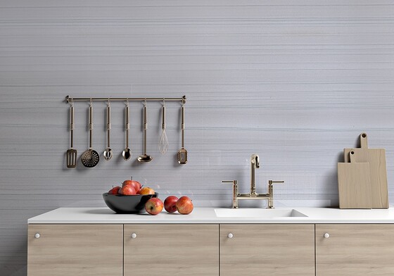 Gray Venneer Polished  Quartzite Slab Random (SL90992)