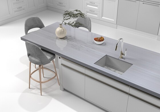 Gray Venneer Polished  Quartzite Slab Random (SL90992)