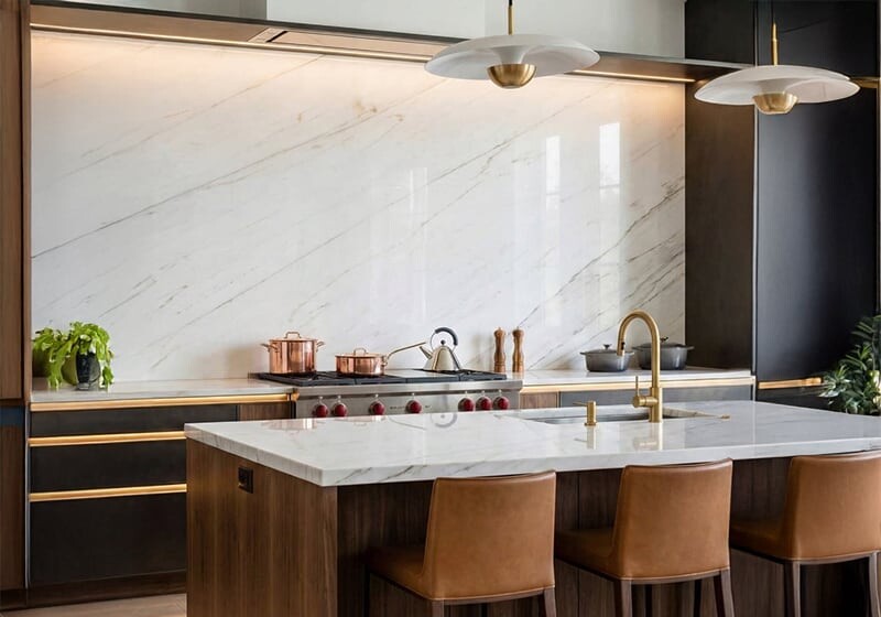 Calacatta Lincoln Polished Marble Slab Random (SL91006)