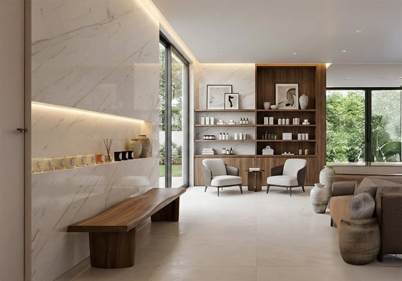 Calacatta Lincoln Polished Marble Slab Random (SL91006)