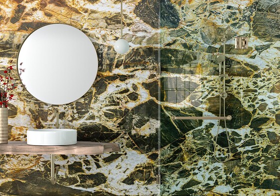 Andes Polished Quartzite Slab Random (SL91016)
