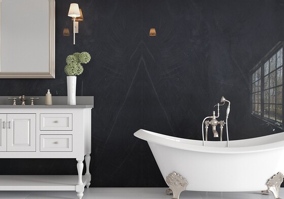 Soyeux Noir Honed Quartzite Slab Random (SL91028)