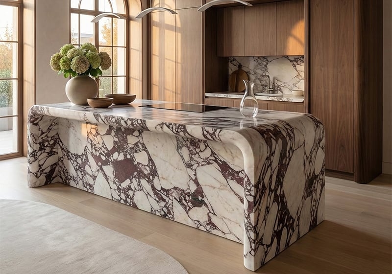Calacatta Viola Polished Marble Slab Random (SL91087)