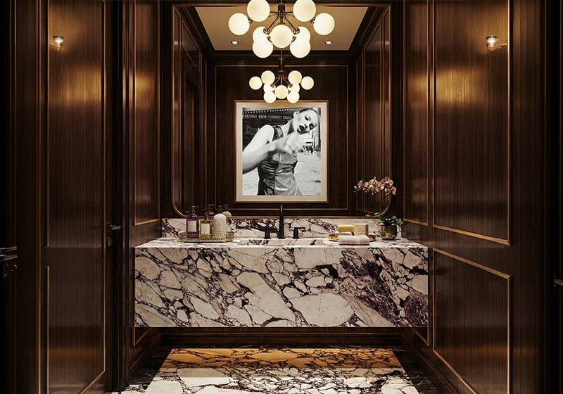Calacatta Viola Polished Marble Slab Random (SL91087)