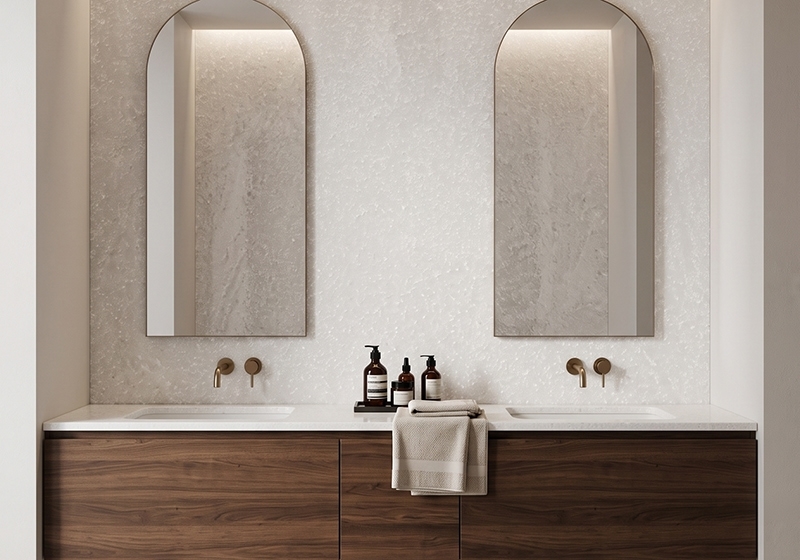 Albatre Blanc Polished Quartzite Slab Random (SL91147)