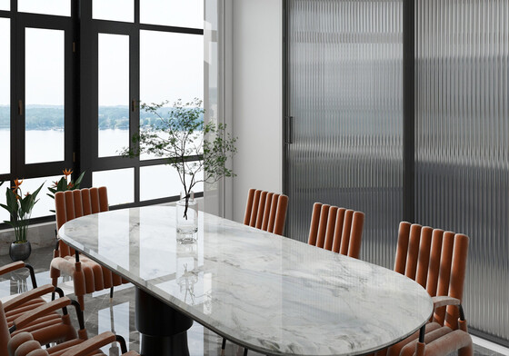 Dover Blue Polished  Marble Slab Random (SL91151)