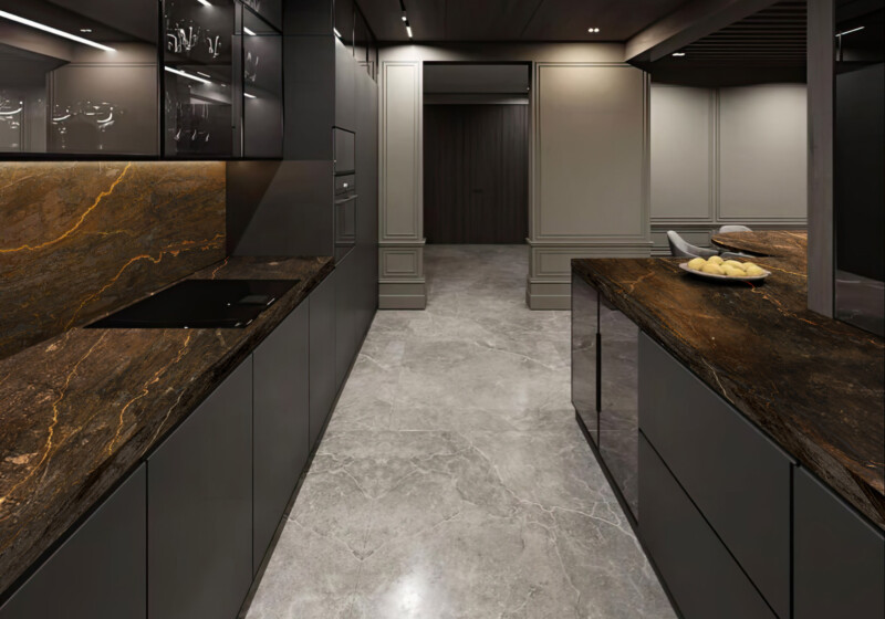 Bronzite Polished Quartzite Slab Random (SL91220)