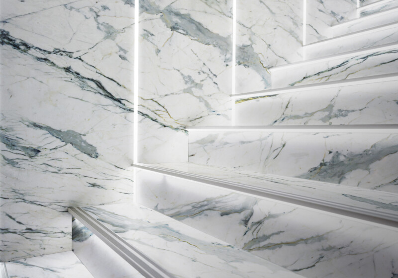 Verde Statuary Polished Marble Slab Random (SL91231)