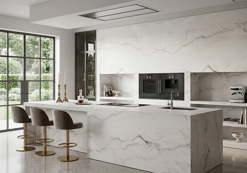 Le Blanc Polished Quartzite Slab Random (SL91442)