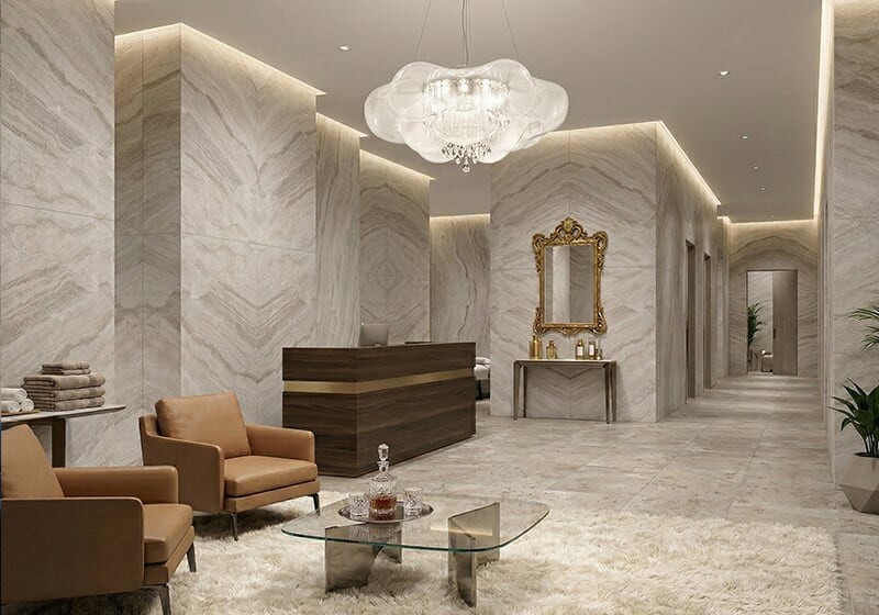 Taj Mahal Supreme Leather Quartzite Slab Random (SL91444)