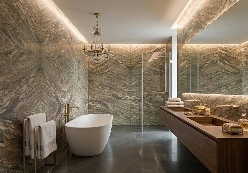 Fusion Green Polished Quartzite Slab Random (SL91454)