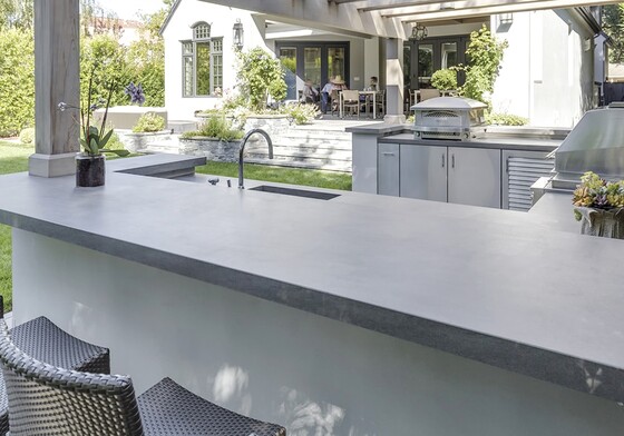 Basalt Grey Matte  Sintered Stone Slab 125×63 (WNE10091)