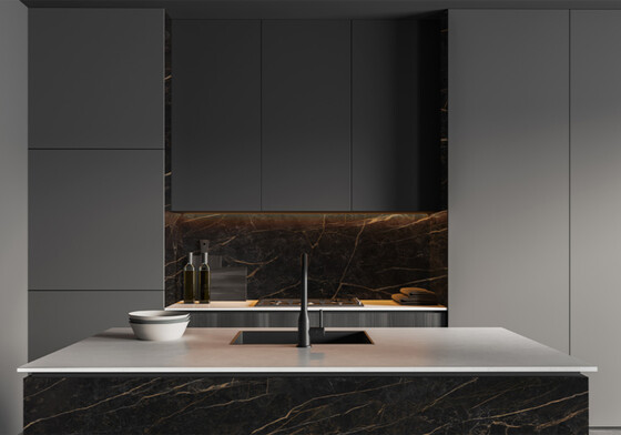 Black Obsession Matte  Sintered Stone Slab 125×63 (WNE10237)