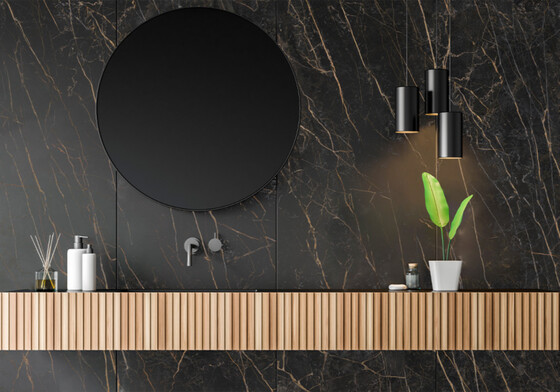 Black Obsession Matte  Sintered Stone Slab 125×63 (WNE10237)