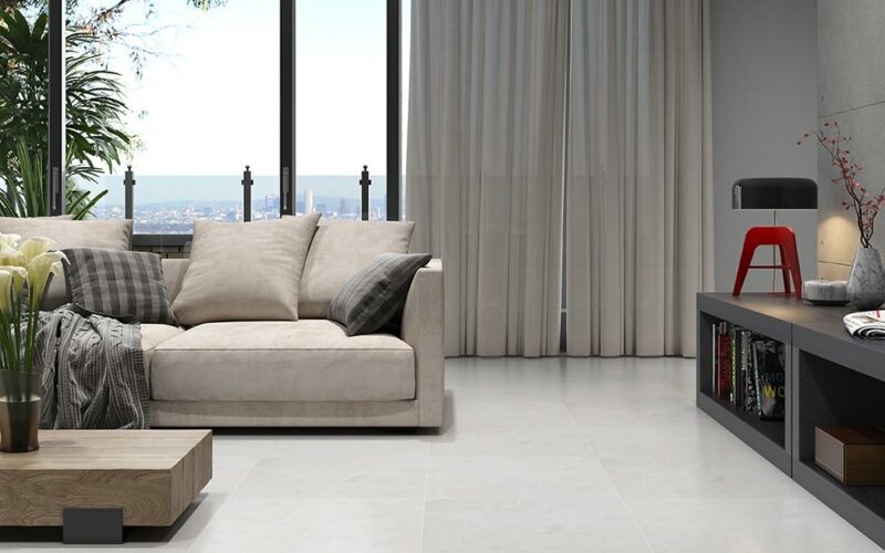 white marble indoor flooring