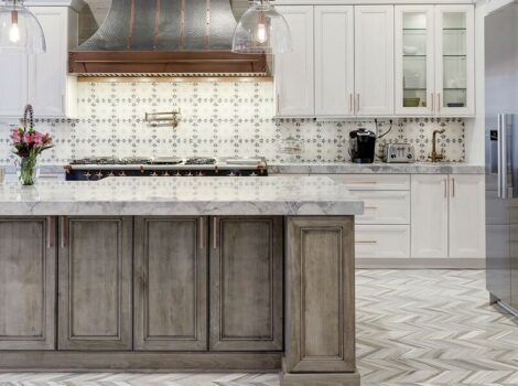 marsala beige ceramic backsplash