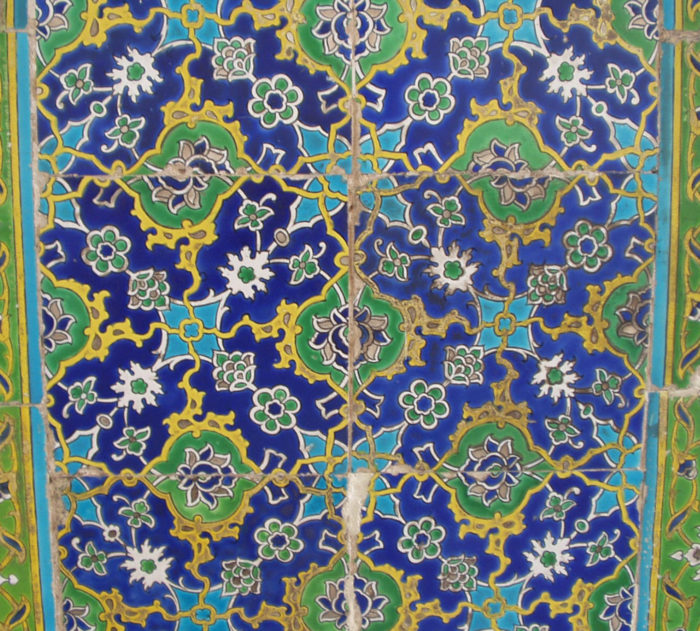 Floral Ceramic Tile
