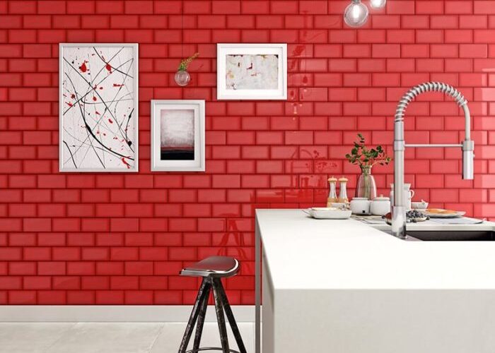 Red Tile Wall Designs