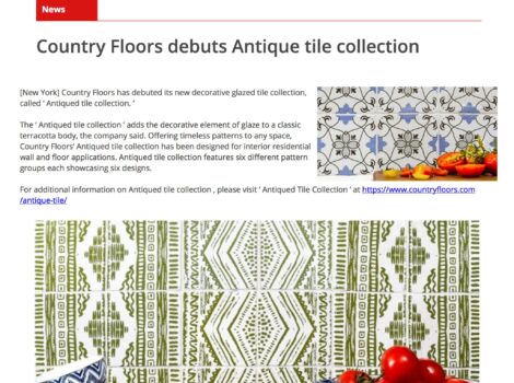 Antiqued Tile Collection
