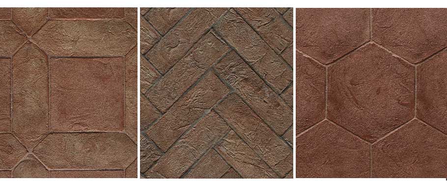outdoor terracotta rustic tiles