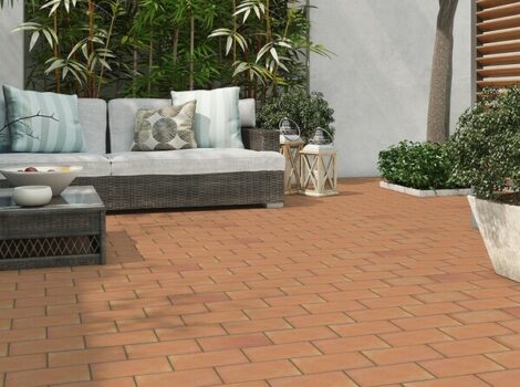 outdoor terracotta floor tile