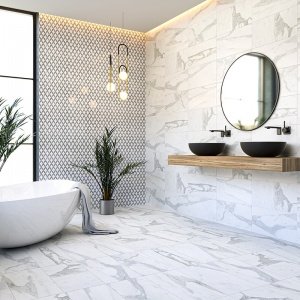 Calacatta Gold Royal Honed Marble Collection