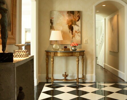 checkerboard diamond pattern floor tile