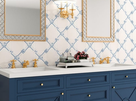 Handpainted Tile Ideas For Kitchen Backsplash 2022 | Country Floors