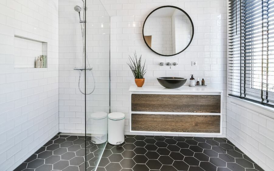 ceramic floor tile bathroom