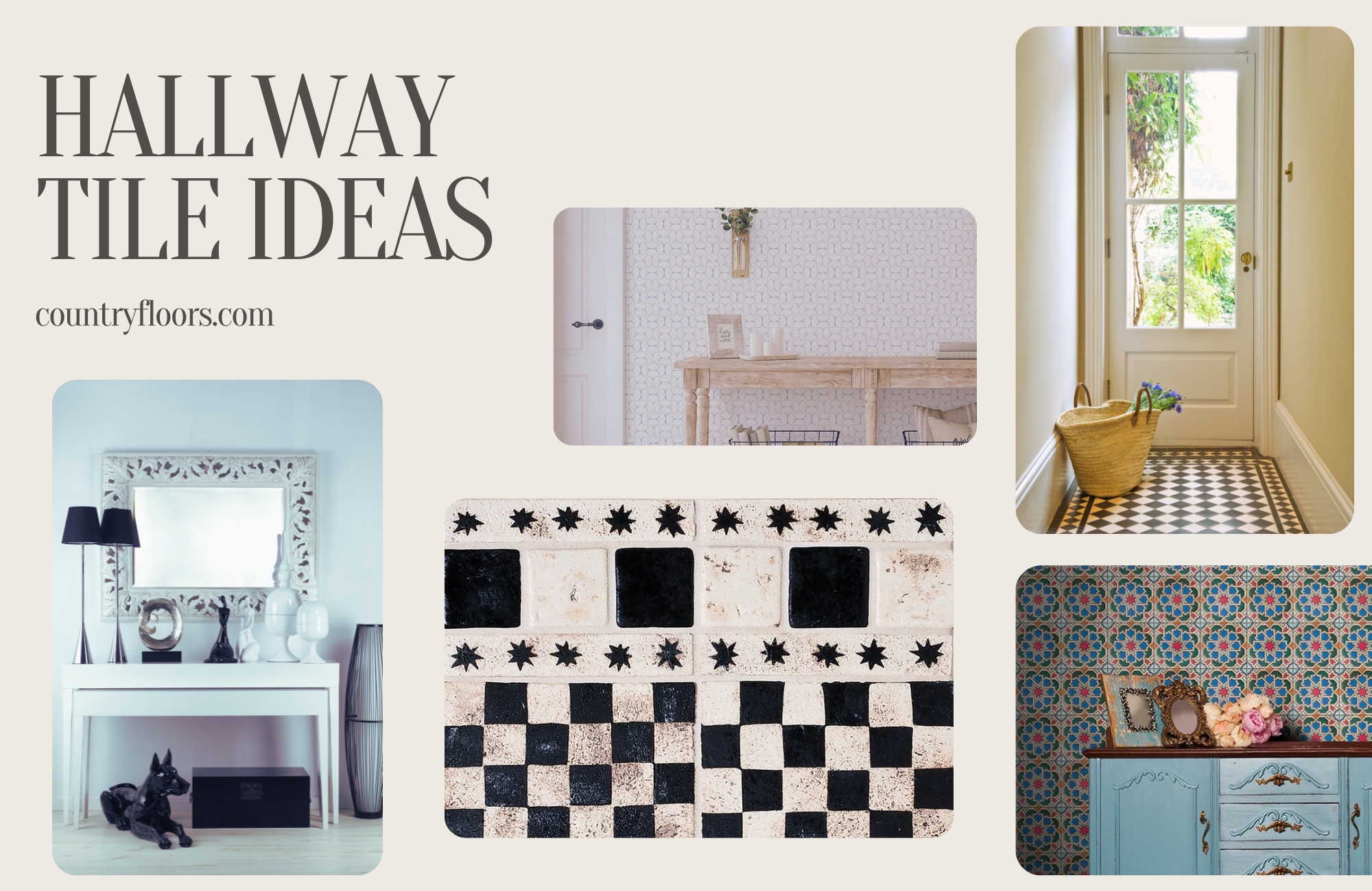 Hallway Tile Ideas 2024 | Country Floors of America LLC.