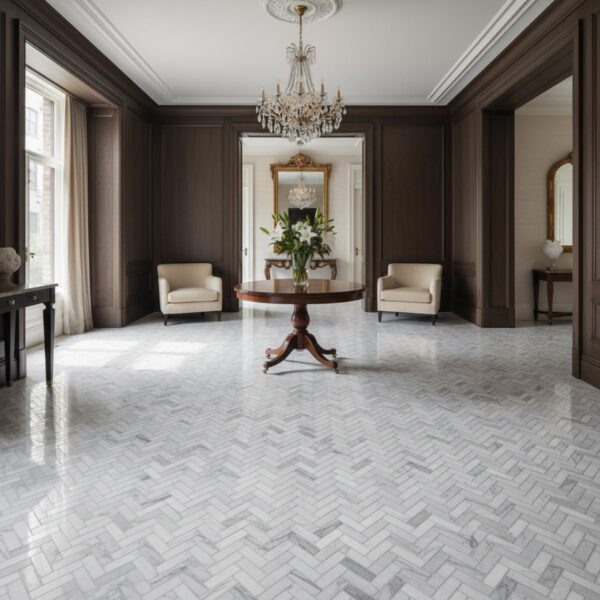herringbone floor tile for hallway