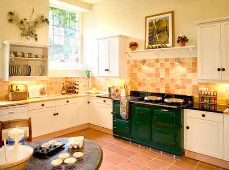 Terracotta kitchen flooring tiles