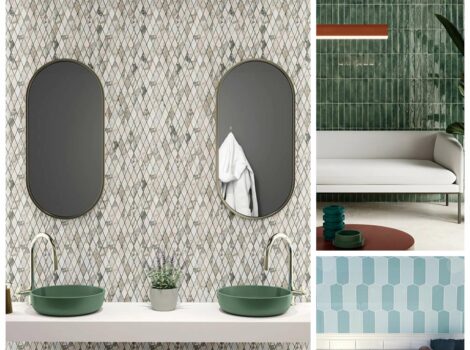 green backsplash tile ideas