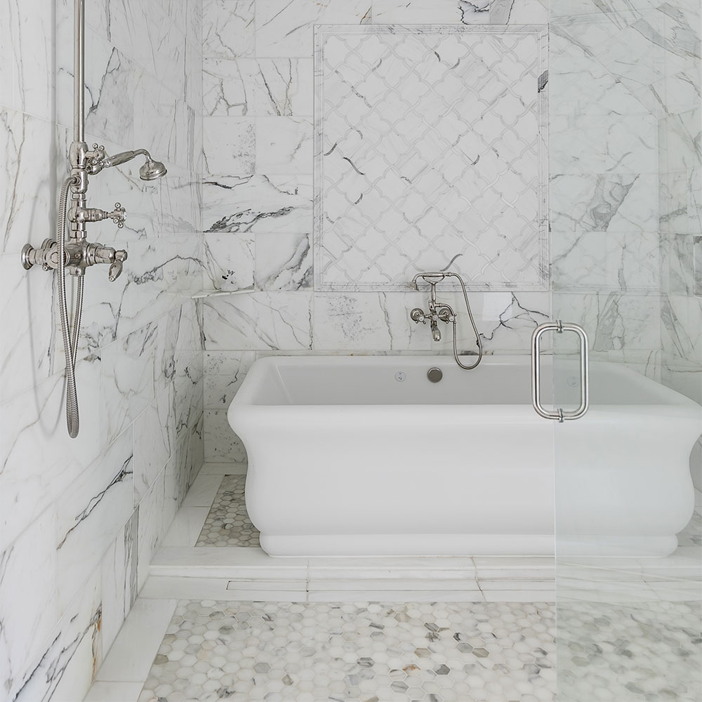 luxury marble bathroom