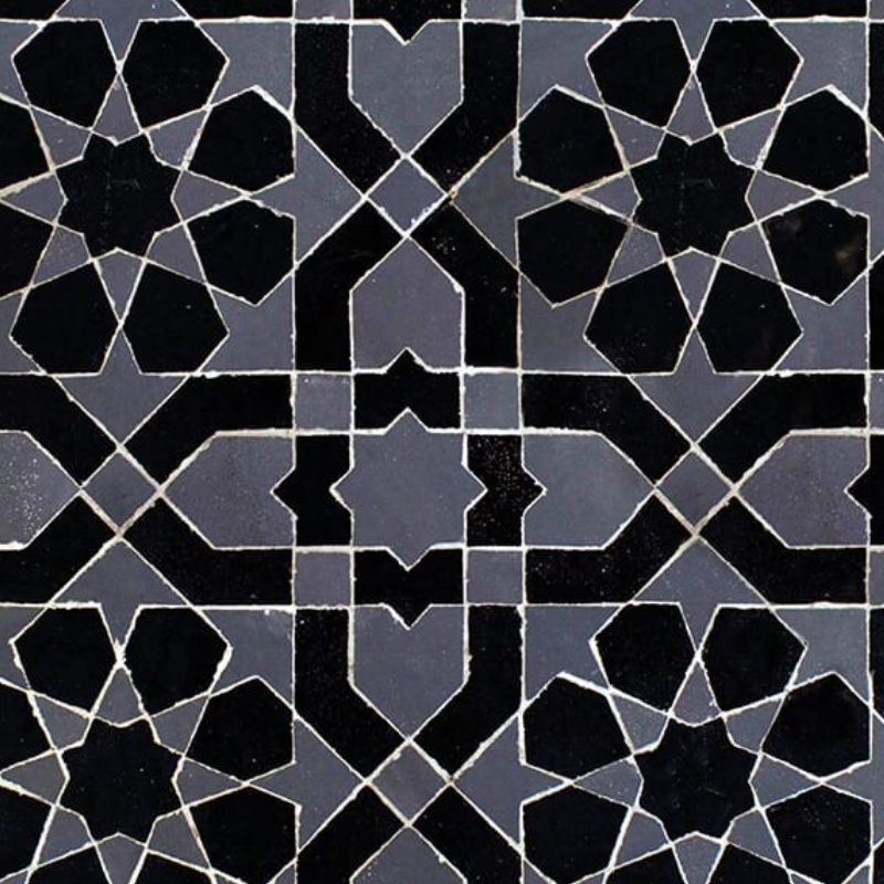 azulejos de pared de zellige gris