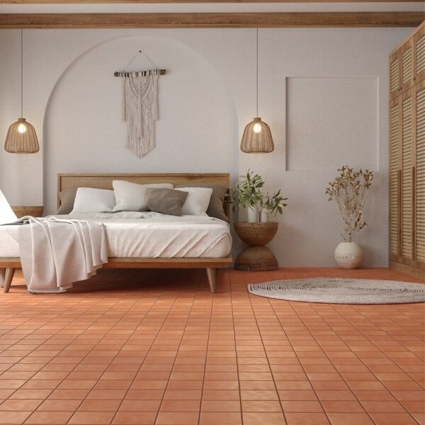 square terracotta tile