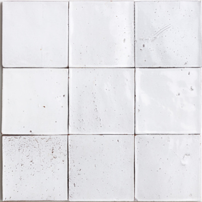 azulejos de parede de terracota branca