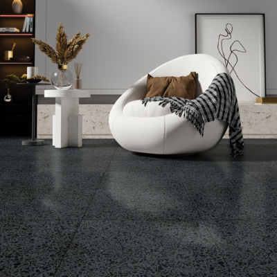 black-terrazzo-floor-tiles