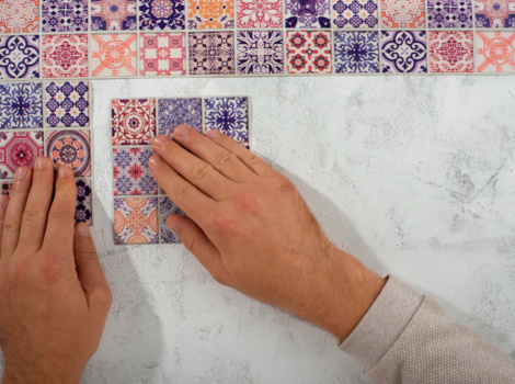 peel and stick floor tile