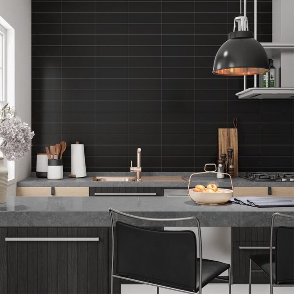 Black Subway Tile