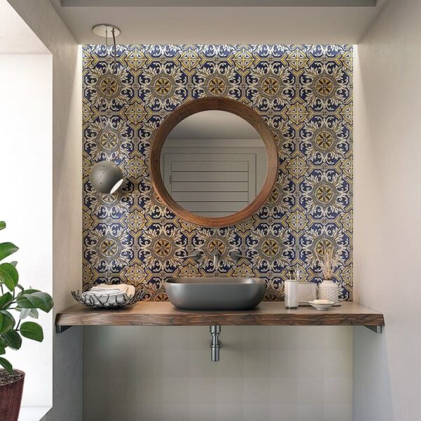 Floral Ceramic Tile