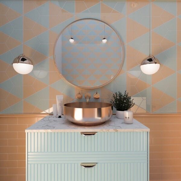 Geometric Backsplash Tiles